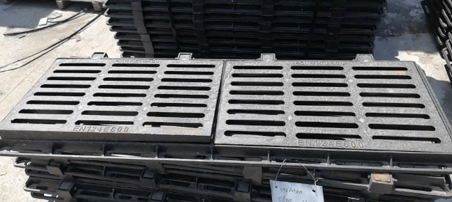 漳浦球墨铸铁连体双篦展示